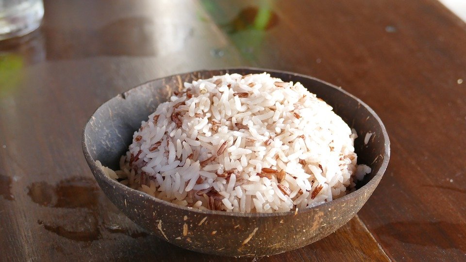 Rice, Coconut, Eat, Shell, Nutrition, Healthy