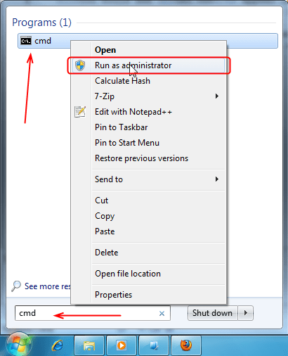 Run as Administrator